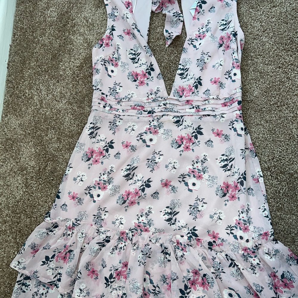 Pink Flower party dress